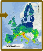 Copper distribution European topsoils II